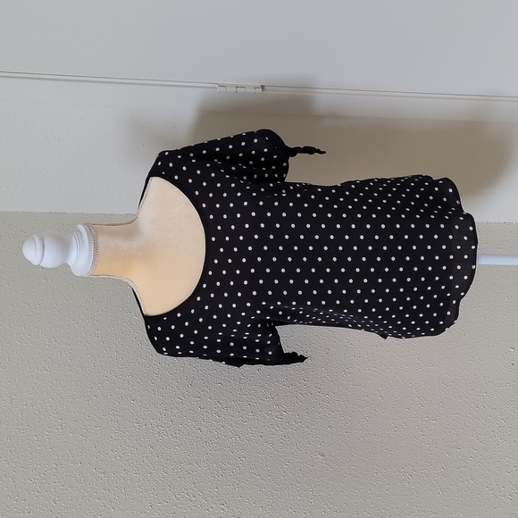 EMI & joe black polka dot top size L - Picture 1 of 4